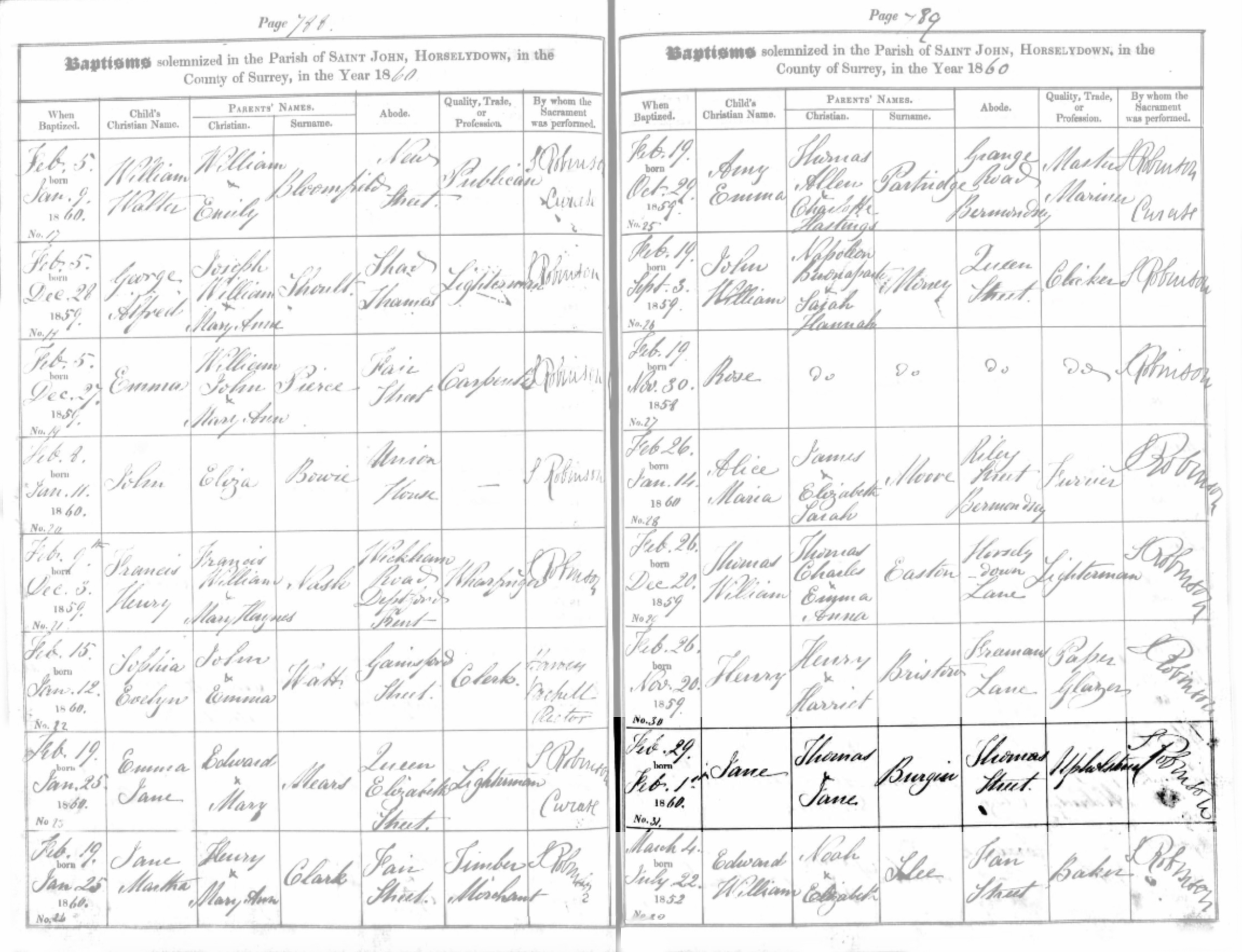 london-england-church-of-england-births-and-baptisms-1813-1906-for-jane-jennie-burgin-whole-hghlt